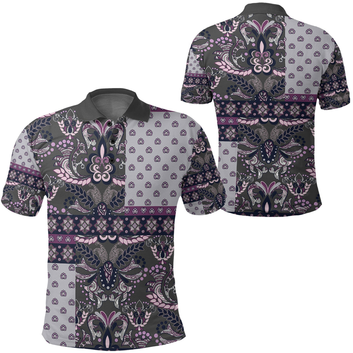 Paisley Polo Shirt Bandana Pattern Seamless Ver.125 RLT13 - Wonder Print Shop