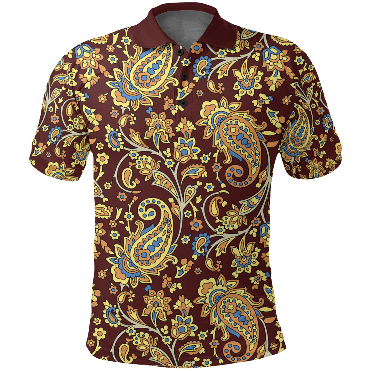 Paisley Polo Shirt Bandana Pattern Seamless Ver.119 RLT13 - Wonder Print Shop