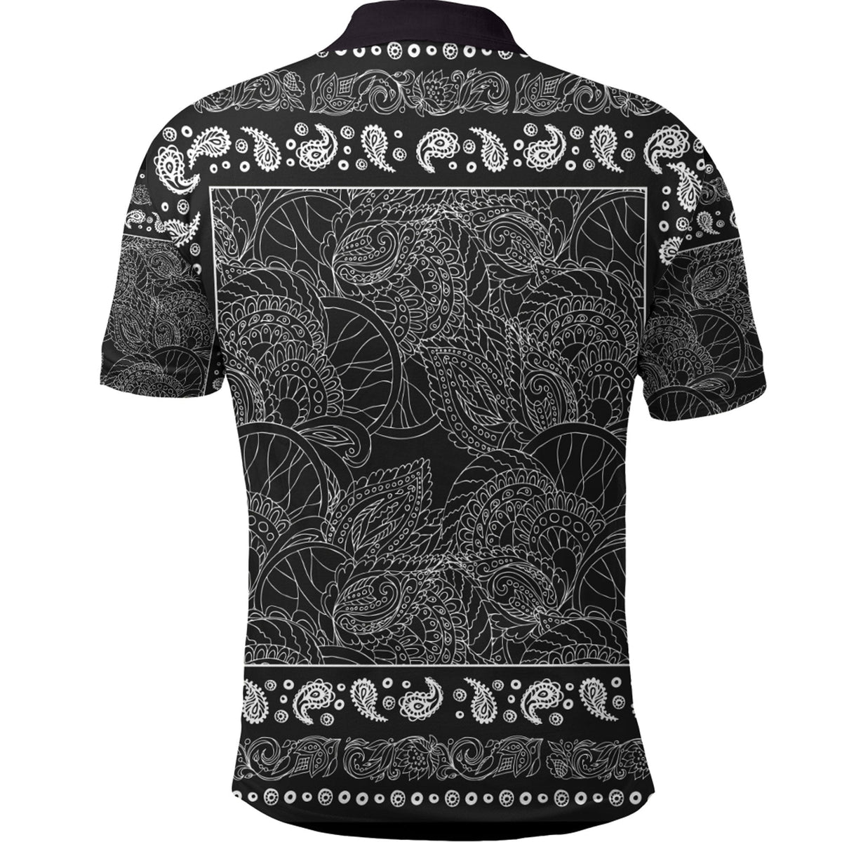 Paisley Polo Shirt Bandana Pattern Seamless Ver.91 RLT13 - Wonder Print Shop