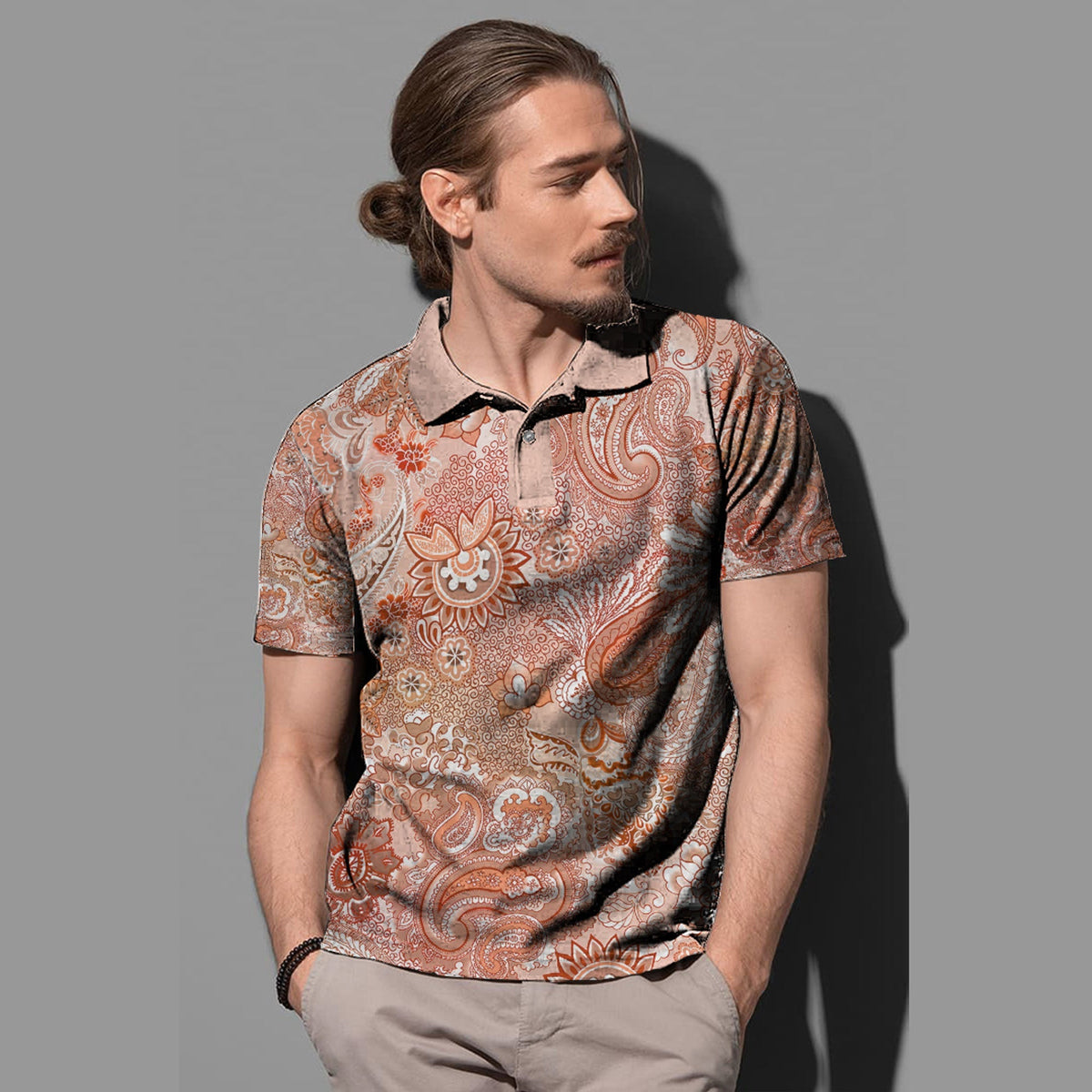 Paisley Polo Shirt Bandana Pattern Seamless Ver.112 RLT13 - Wonder Print Shop