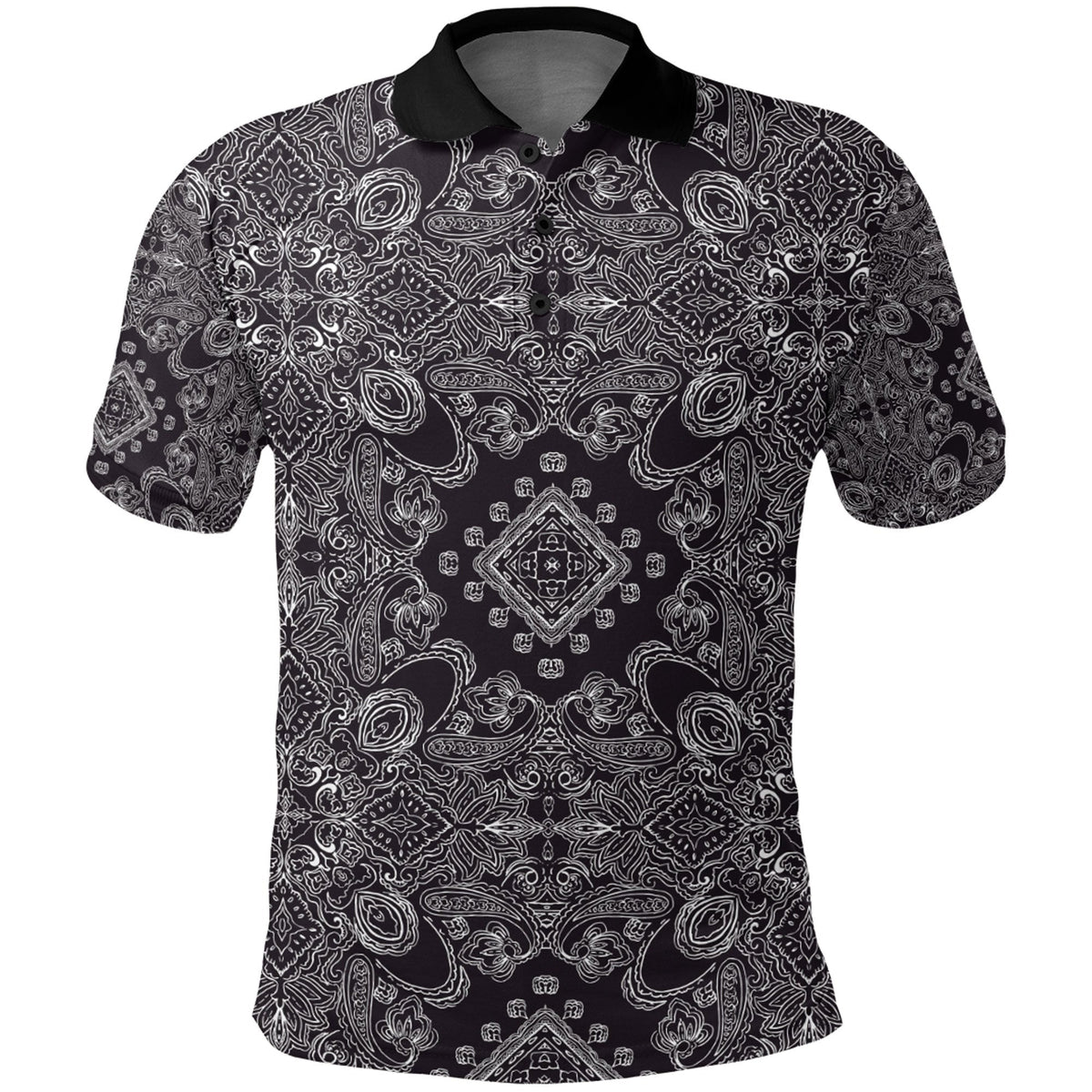 Paisley Polo Shirt Bandana Pattern Seamless Ver.89 RLT13 - Wonder Print Shop