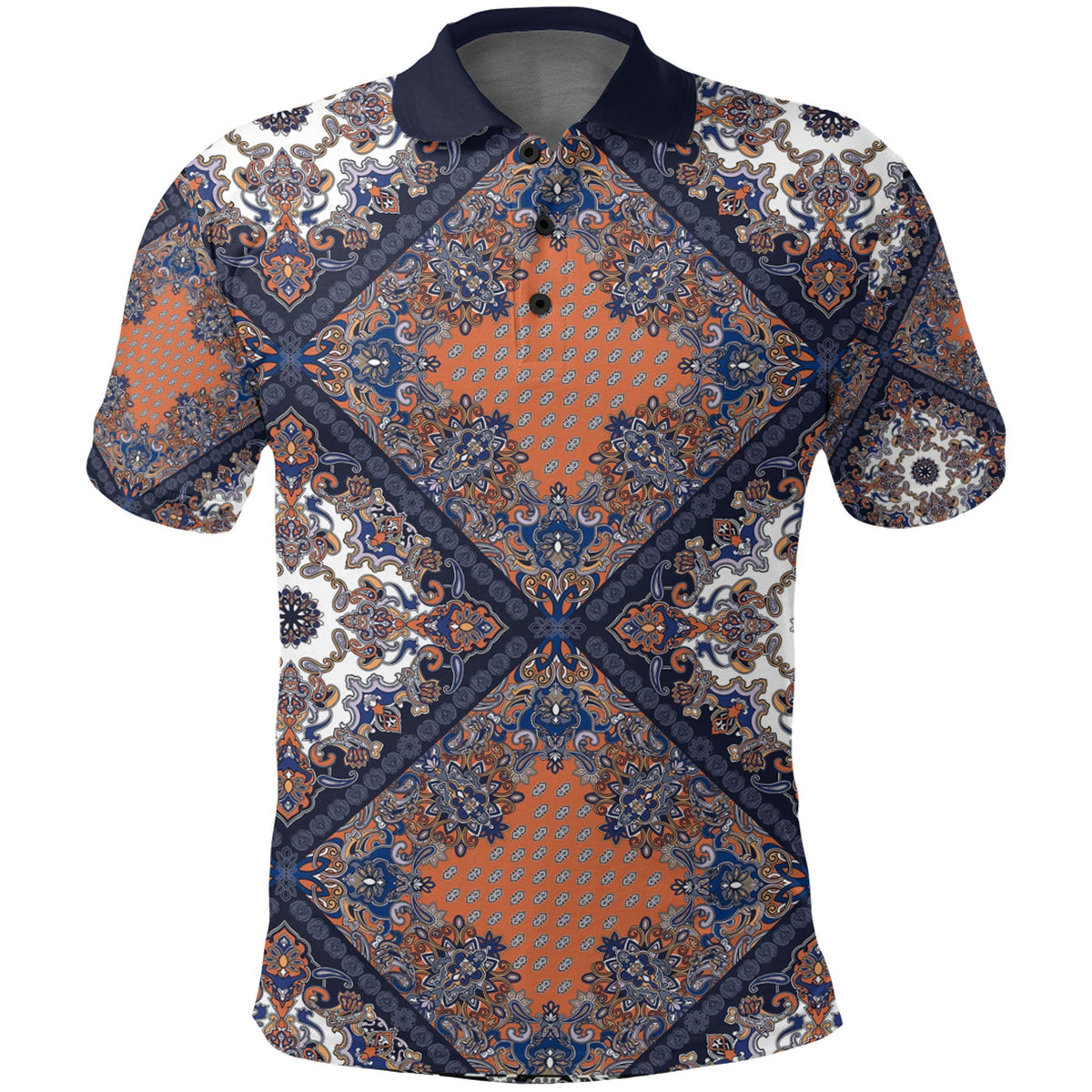 Paisley Polo Shirt Bandana Pattern Seamless Ver.98 RLT13 - Wonder Print Shop