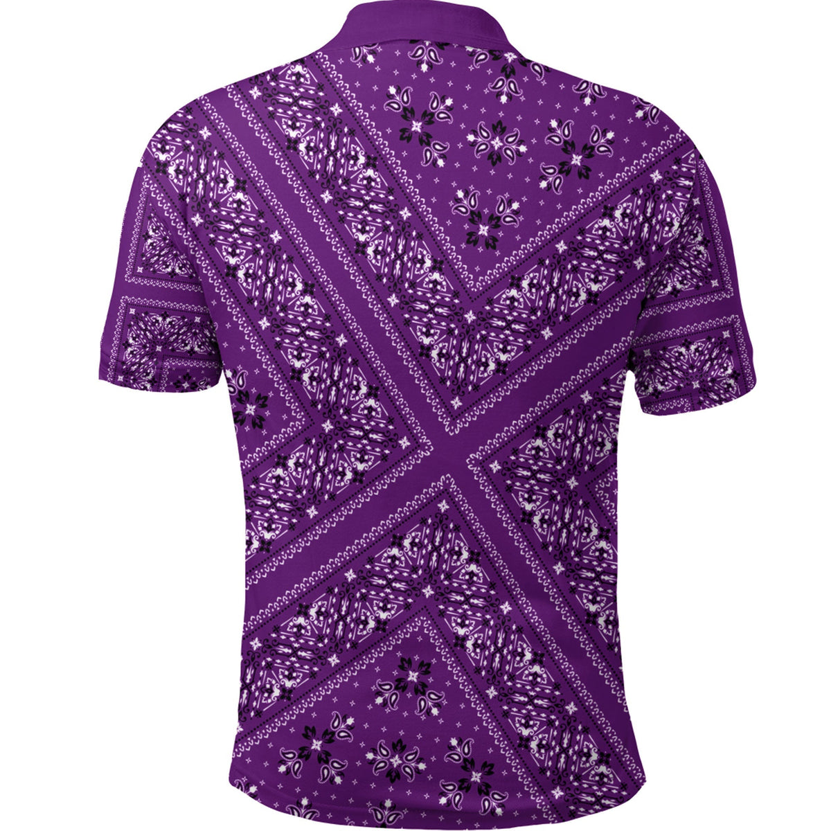 Paisley Polo Shirt Bandana Pattern Seamless Ver.134 RLT13 - Wonder Print Shop