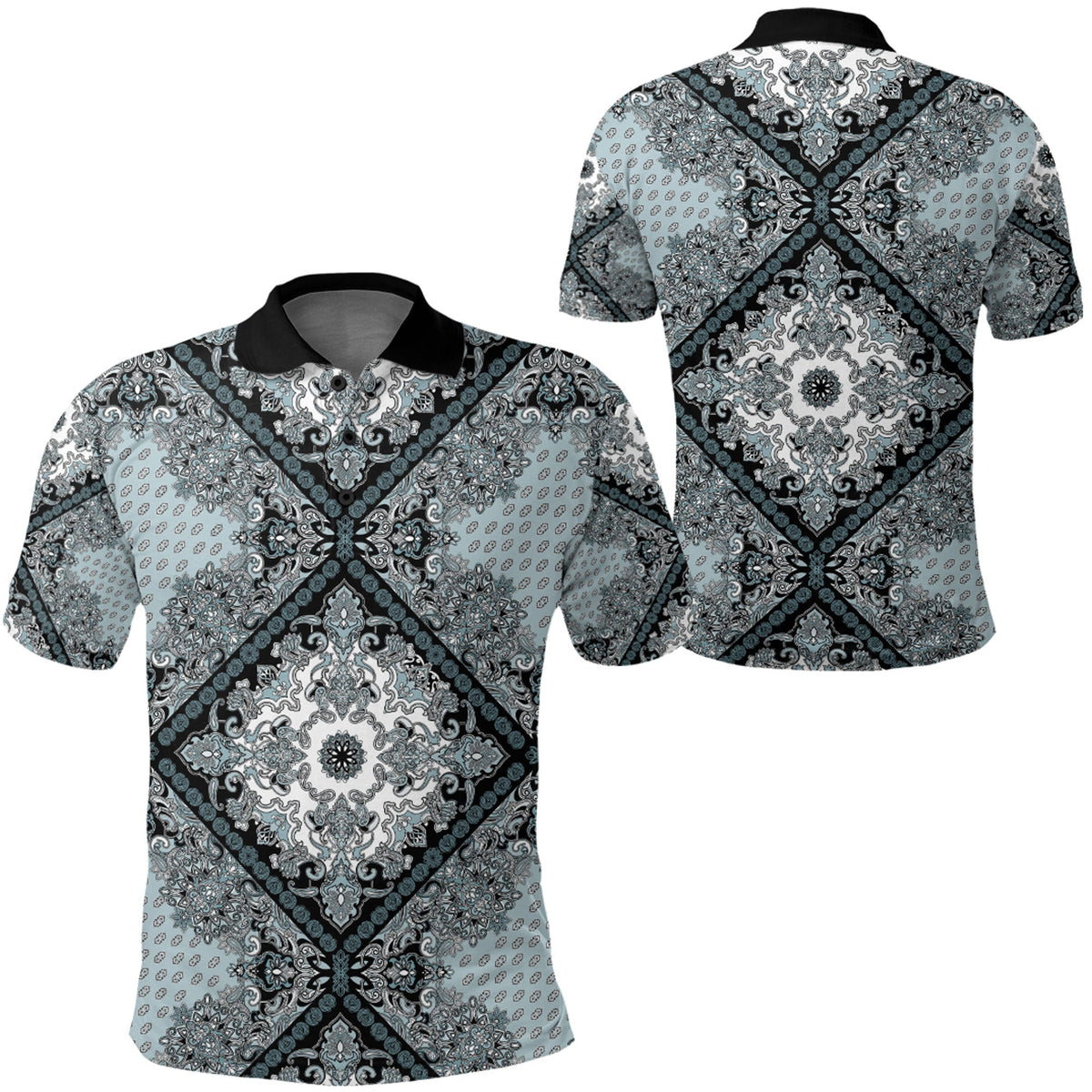 Paisley Polo Shirt Bandana Pattern Seamless Ver.101 RLT13 - Wonder Print Shop