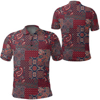 Paisley Polo Shirt Bandana Pattern Seamless Ver.105 RLT13 - Wonder Print Shop