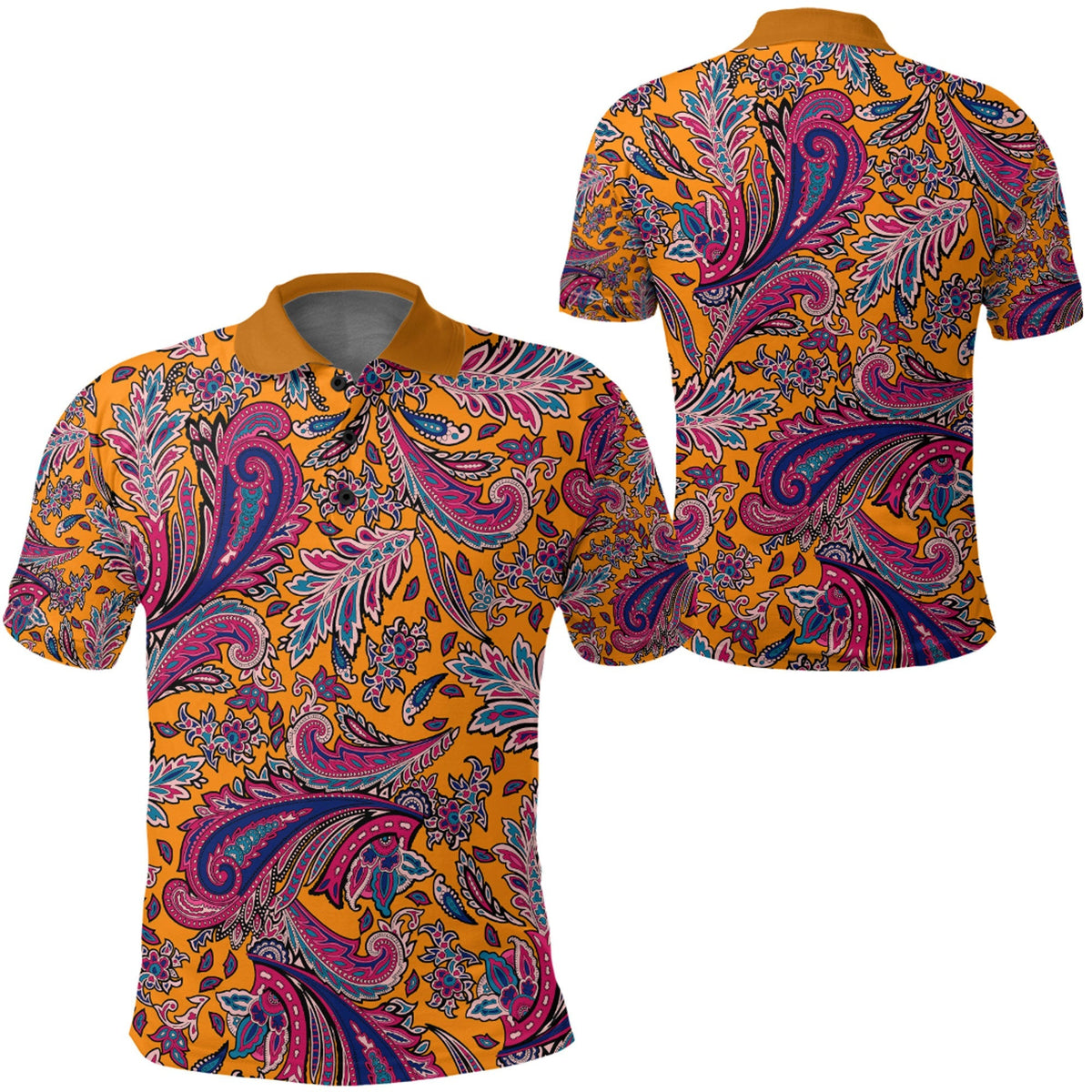 Paisley Polo Shirt Bandana Pattern Seamless Ver.117 RLT13 - Wonder Print Shop