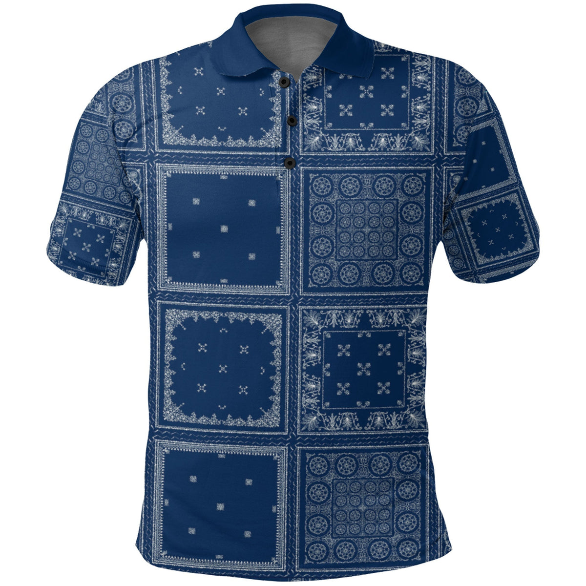 Paisley Polo Shirt Bandana Pattern Seamless Ver.85 RLT13 - Wonder Print Shop