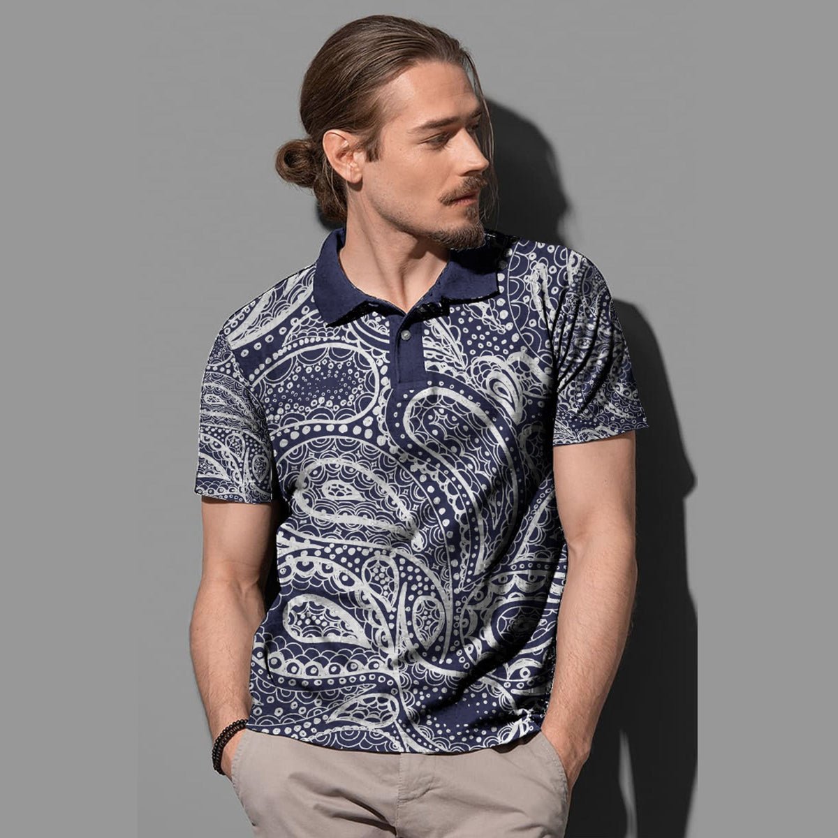 Paisley Polo Shirt Bandana Pattern Seamless Ver.103 RLT13 - Wonder Print Shop