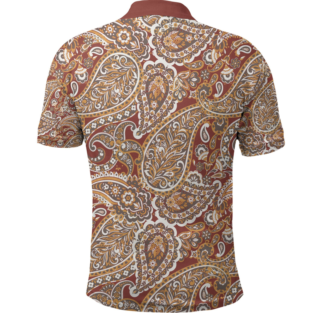 Paisley Polo Shirt Bandana Pattern Seamless Ver.107 RLT13 - Wonder Print Shop
