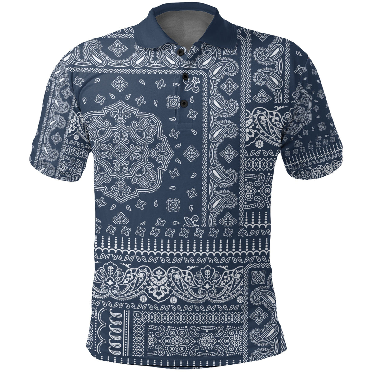 Paisley Polo Shirt Bandana Pattern Seamless Ver.93 RLT13 - Wonder Print Shop