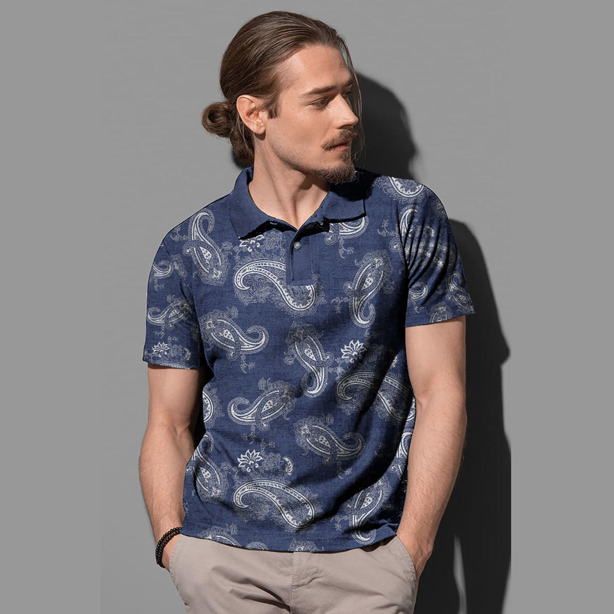 Paisley Polo Shirt Bandana Pattern Seamless Ver.92 RLT13 - Wonder Print Shop