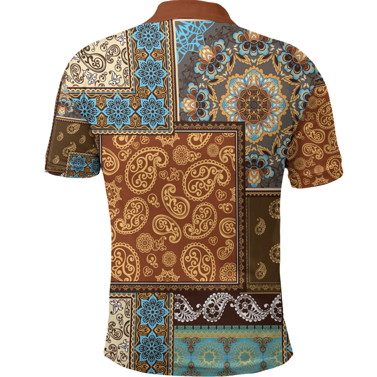Paisley Polo Shirt Bandana Pattern Seamless Ver.111 RLT13 - Wonder Print Shop