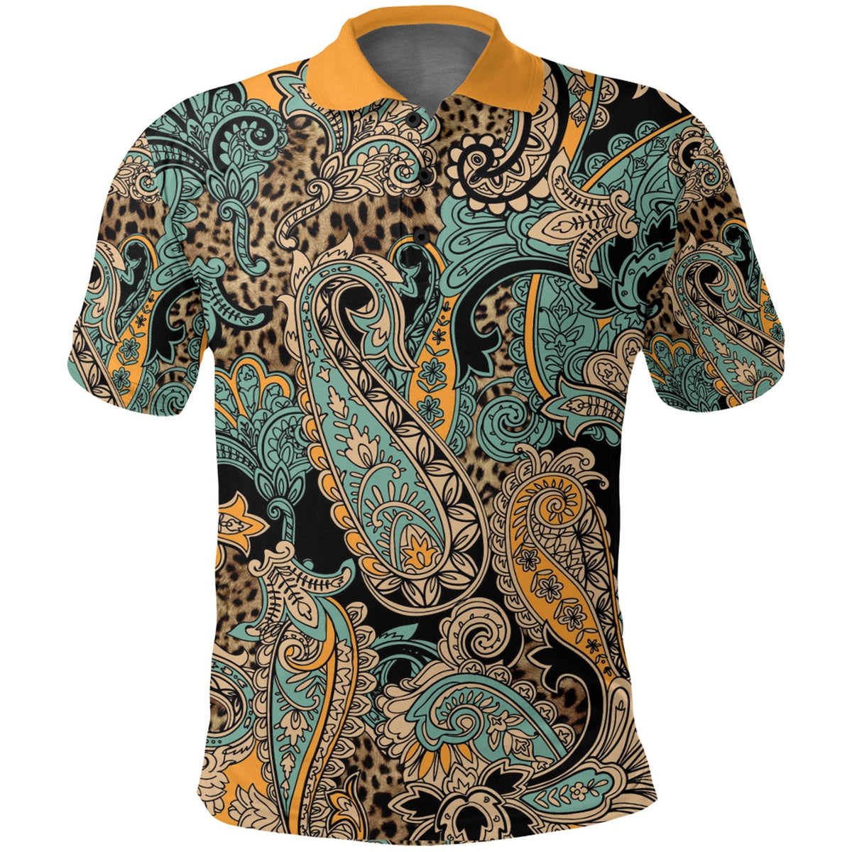 Paisley Polo Shirt Bandana Pattern Seamless Ver.86 RLT13 - Wonder Print Shop