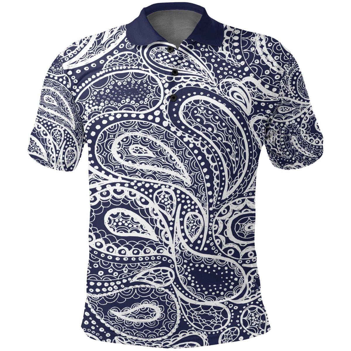 Paisley Polo Shirt Bandana Pattern Seamless Ver.103 RLT13 - Wonder Print Shop