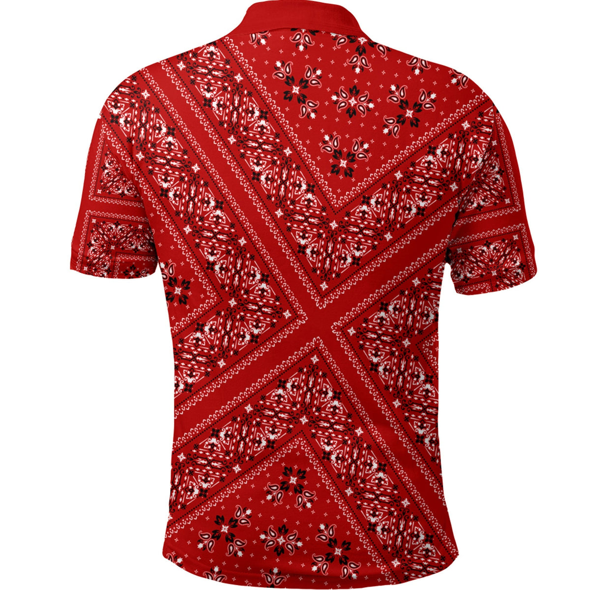 Paisley Polo Shirt Bandana Pattern Seamless Ver.78 RLT13 - Wonder Print Shop