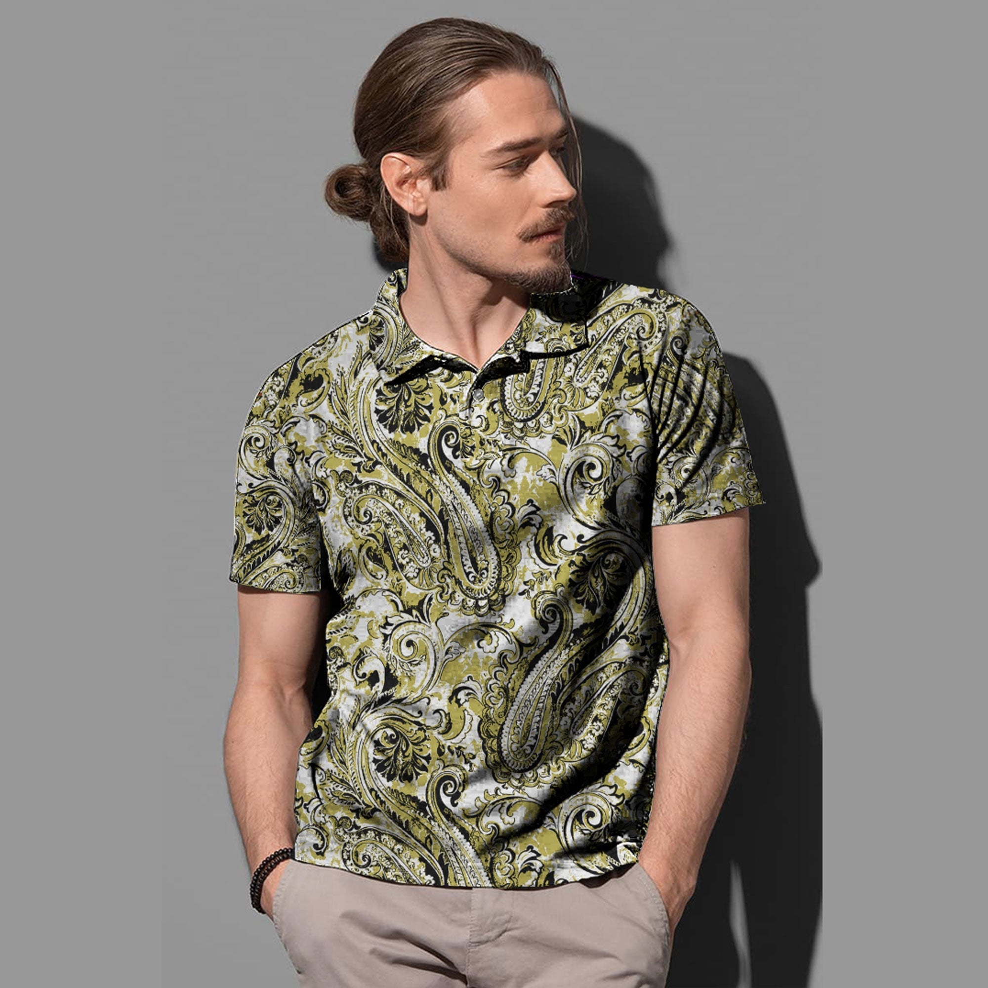 Paisley Polo Shirt Bandana Pattern Seamless Ver.83 RLT13 - Wonder Print Shop