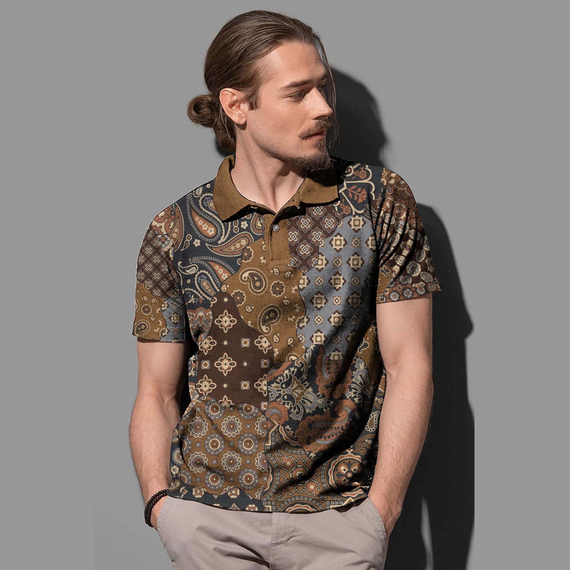 Paisley Polo Shirt Bandana Pattern Seamless Ver.79 RLT13 - Wonder Print Shop