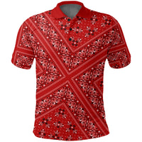 Paisley Polo Shirt Bandana Pattern Seamless Ver.78 RLT13 - Wonder Print Shop