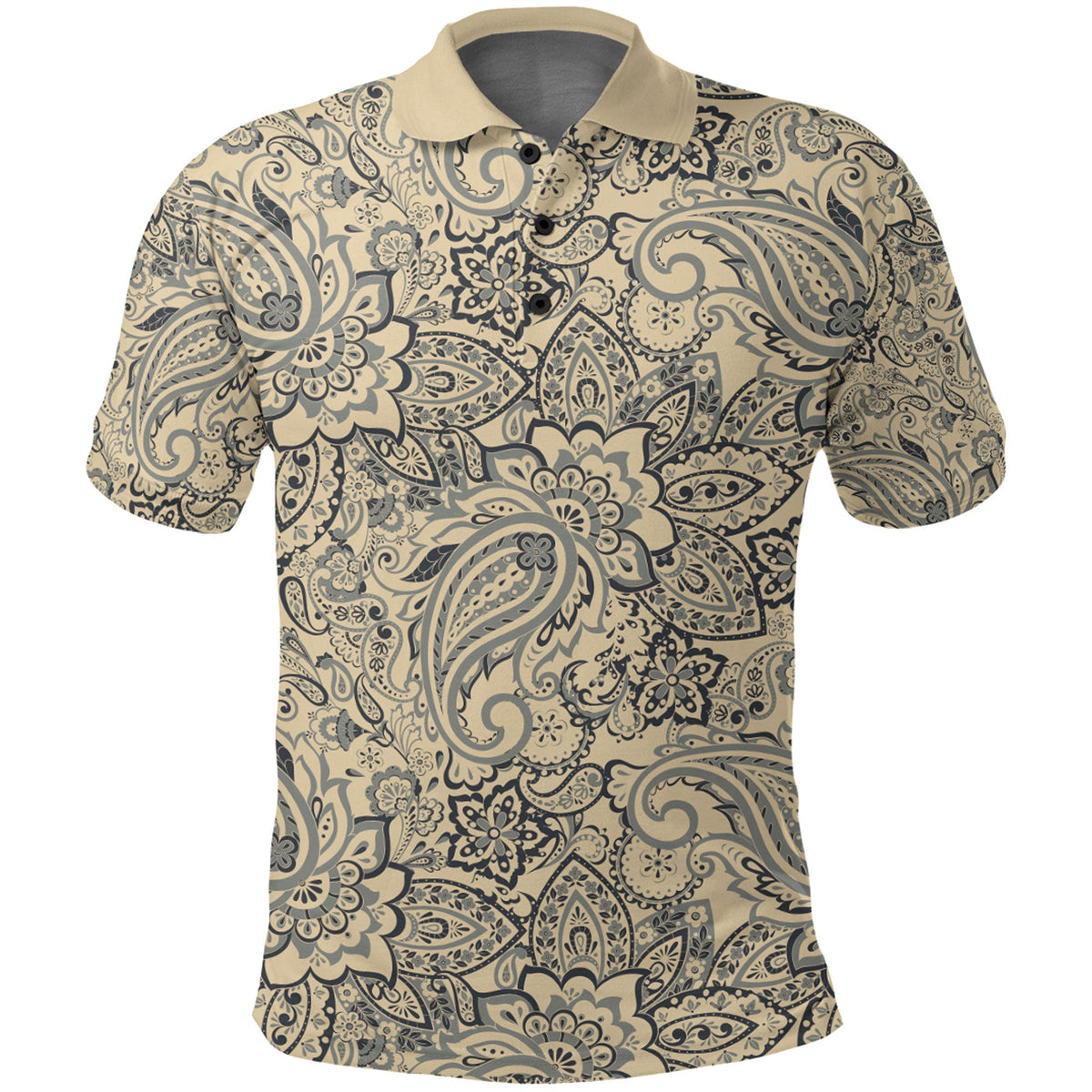 Paisley Polo Shirt Bandana Pattern Seamless Ver.73 RLT13 - Wonder Print Shop