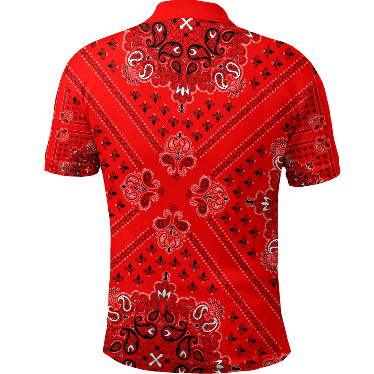 Paisley Polo Shirt Bandana Pattern Seamless Ver.63 RLT13 - Wonder Print Shop