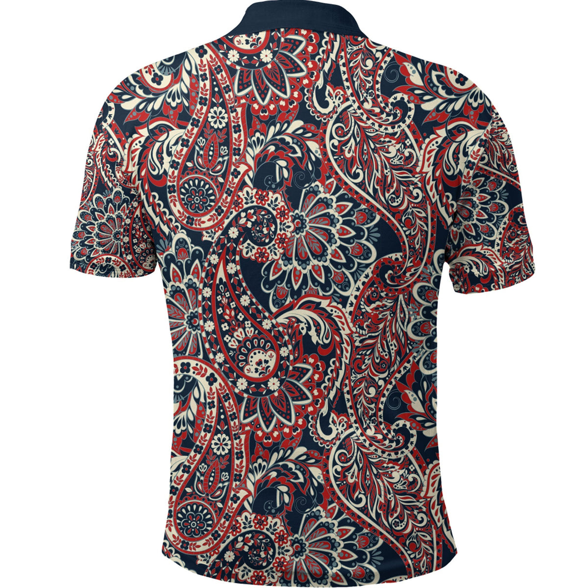 Paisley Polo Shirt Bandana Pattern Seamless Ver.65 RLT13 - Wonder Print Shop