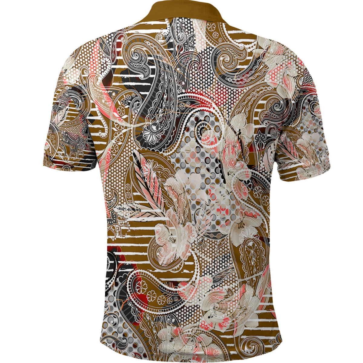 Paisley Polo Shirt Bandana Pattern Seamless Ver.64 RLT13 - Wonder Print Shop