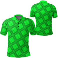 Paisley Bandana Pattern Seamless Green Polo Shirt Ver.02 RLT13 - Wonder Print Shop