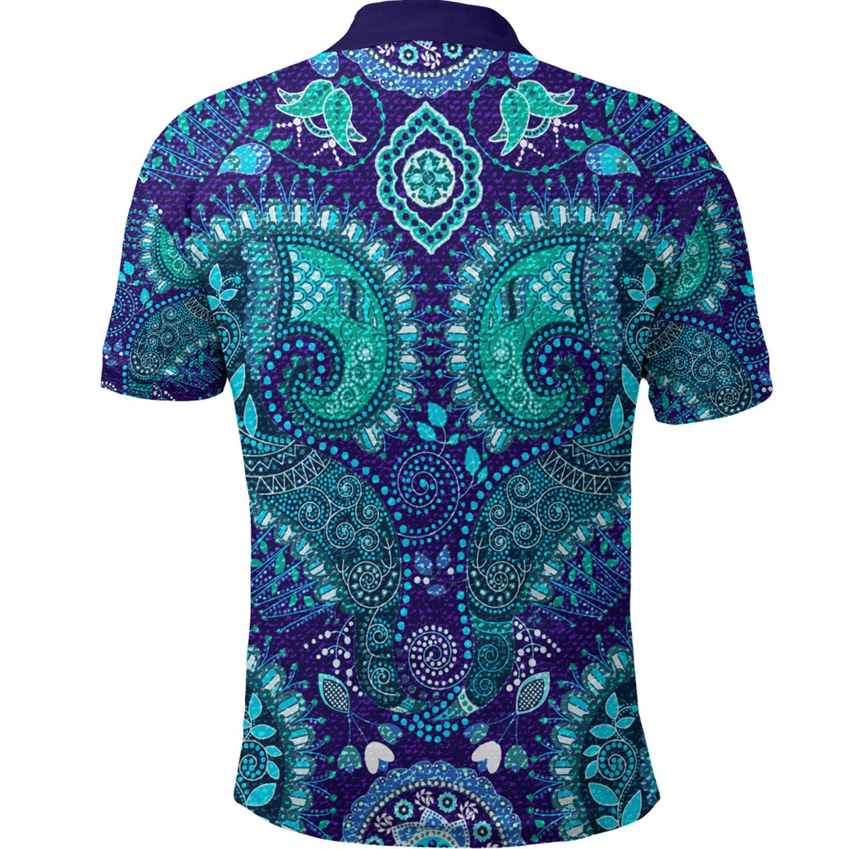 Paisley Polo Shirt Bandana Pattern Seamless Ver.87 RLT13 - Wonder Print Shop