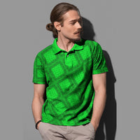 Paisley Bandana Pattern Seamless Green Polo Shirt Ver.02 RLT13 - Wonder Print Shop