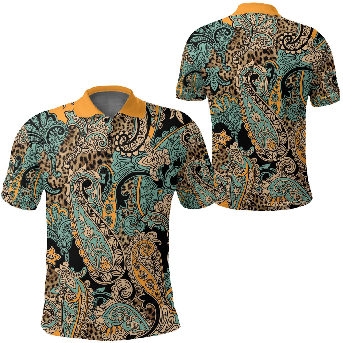 Paisley Polo Shirt Bandana Pattern Seamless Ver.86 RLT13 - Wonder Print Shop