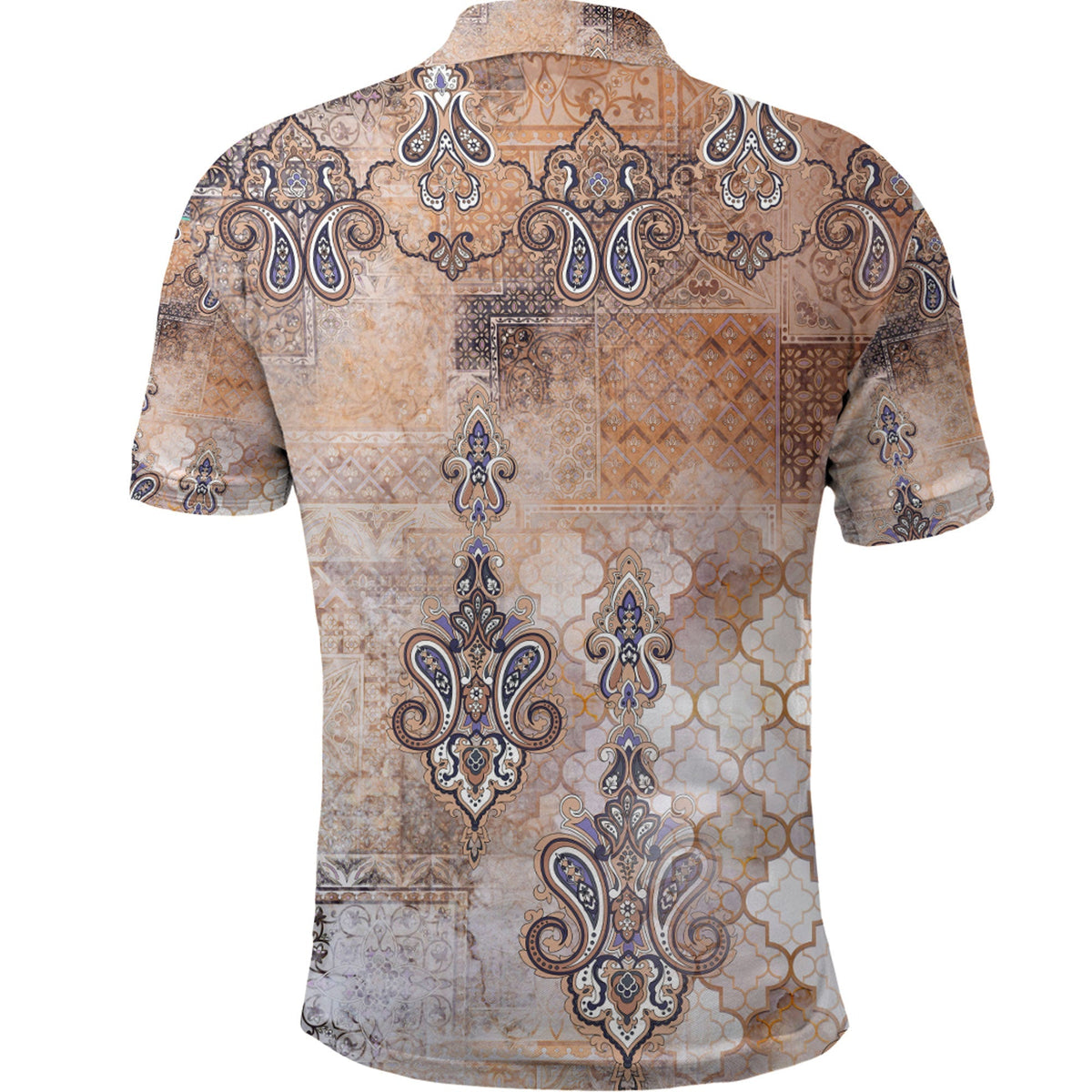 Paisley Polo Shirt Bandana Pattern Seamless Ver.81 RLT13 - Wonder Print Shop
