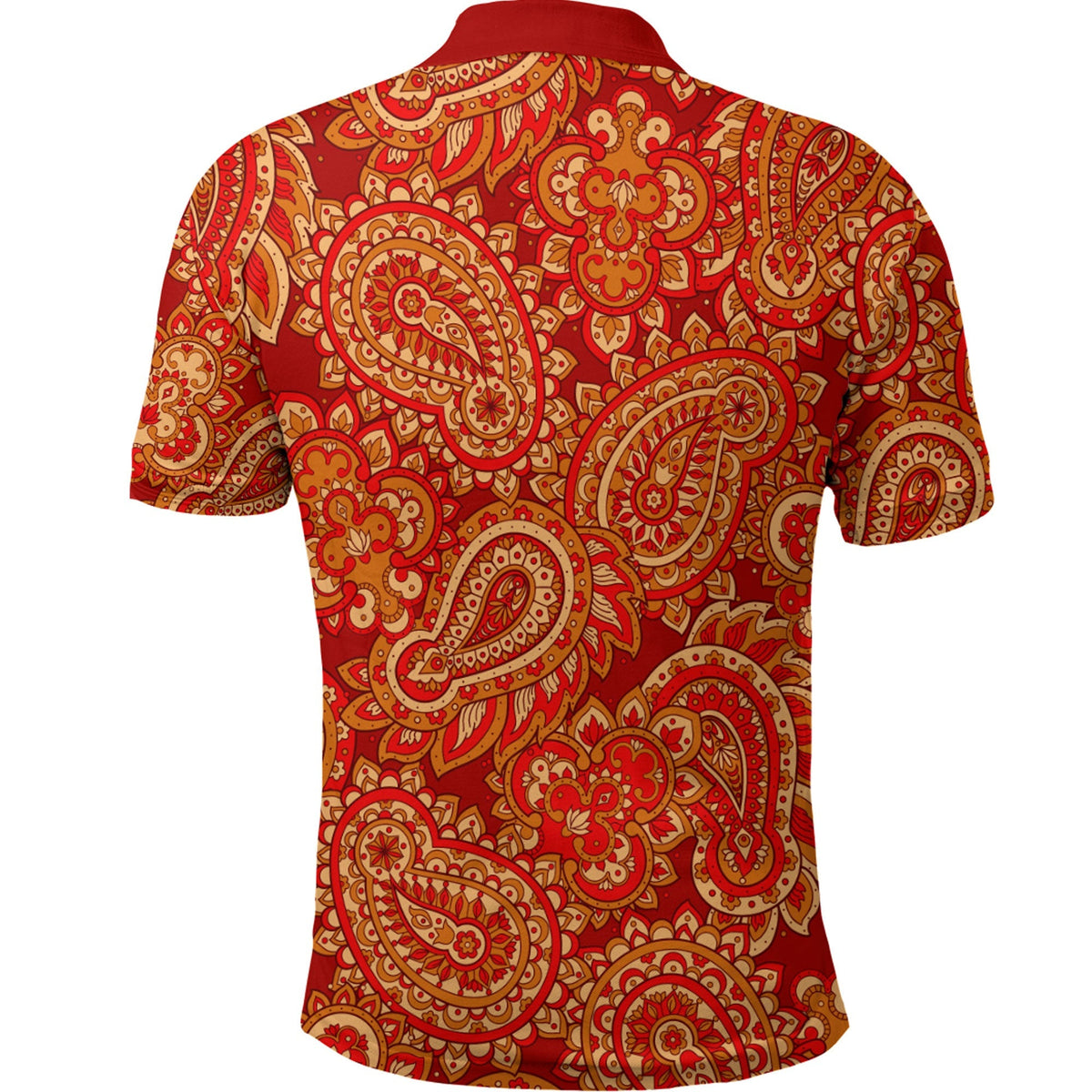 Paisley Polo Shirt Bandana Pattern Seamless Ver.74 RLT13 - Wonder Print Shop