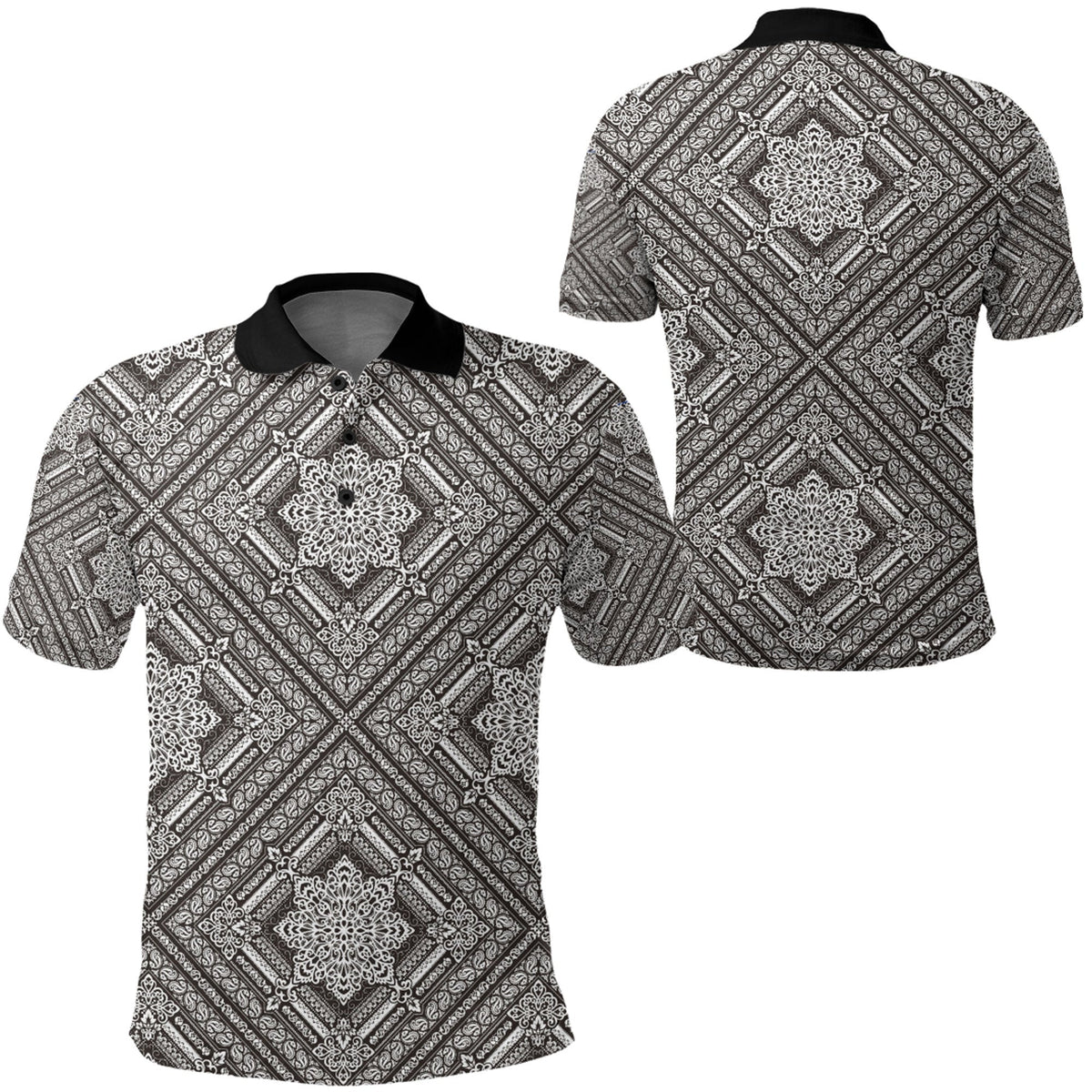 Paisley Polo Shirt Bandana Pattern Seamless Ver.59 RLT13 - Wonder Print Shop