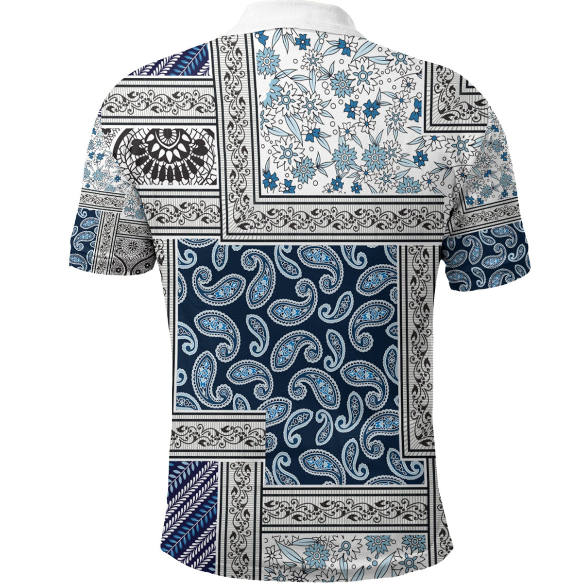 Paisley Polo Shirt Bandana Pattern Seamless Ver.80 RLT13 - Wonder Print Shop