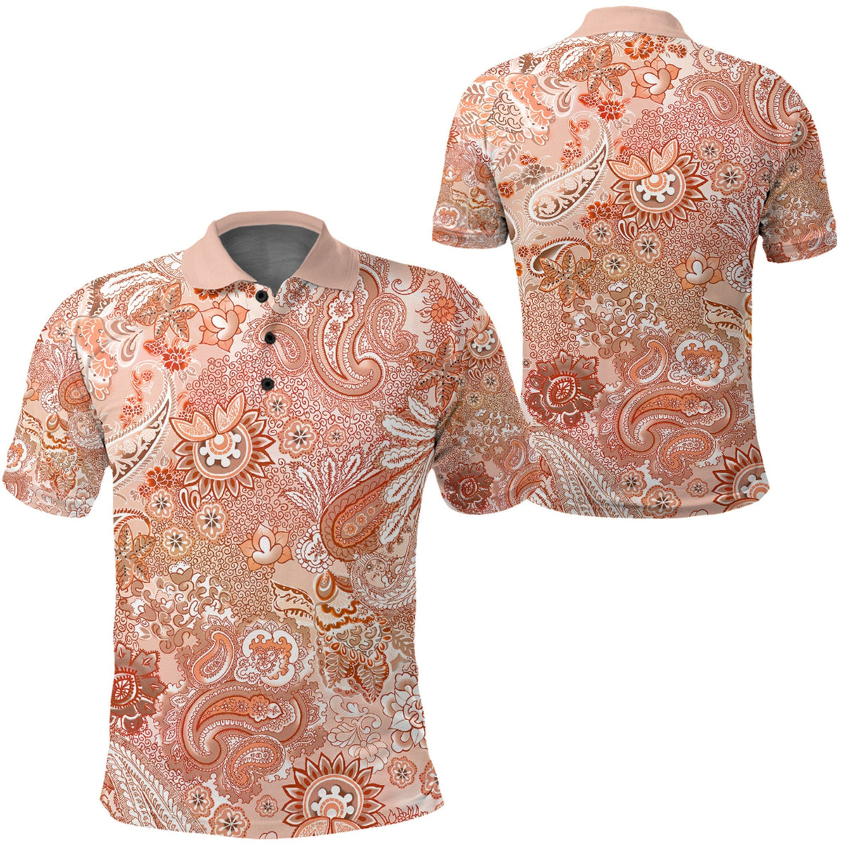 Paisley Polo Shirt Bandana Pattern Seamless Ver.112 RLT13 - Wonder Print Shop