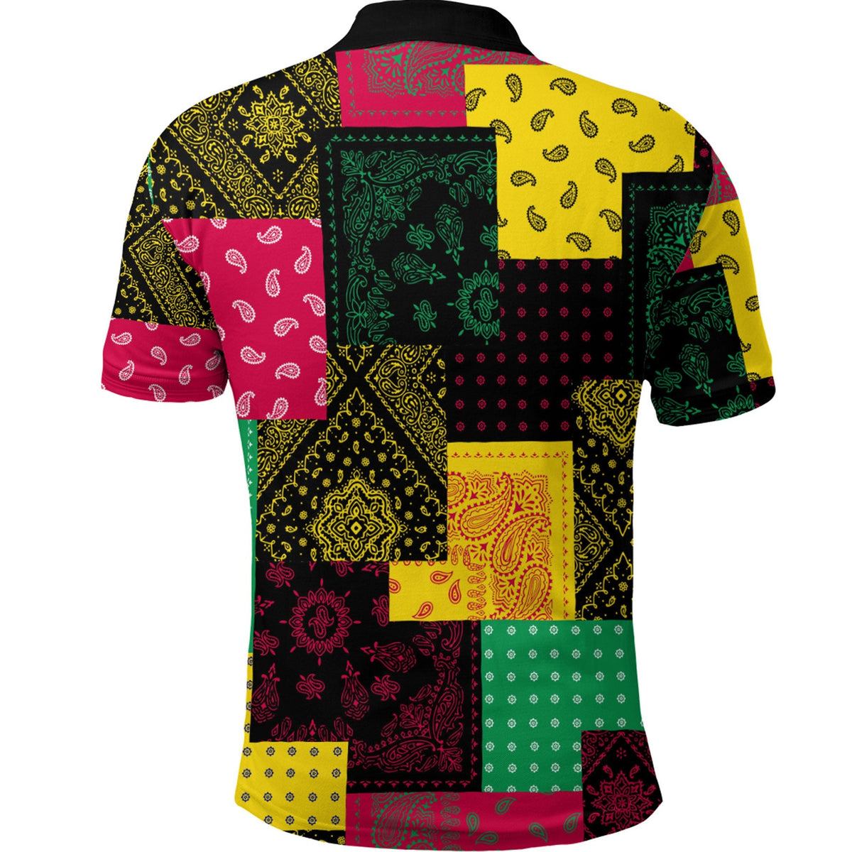 Paisley Polo Shirt Bandana Pattern Seamless Ver.75 RLT13 - Wonder Print Shop