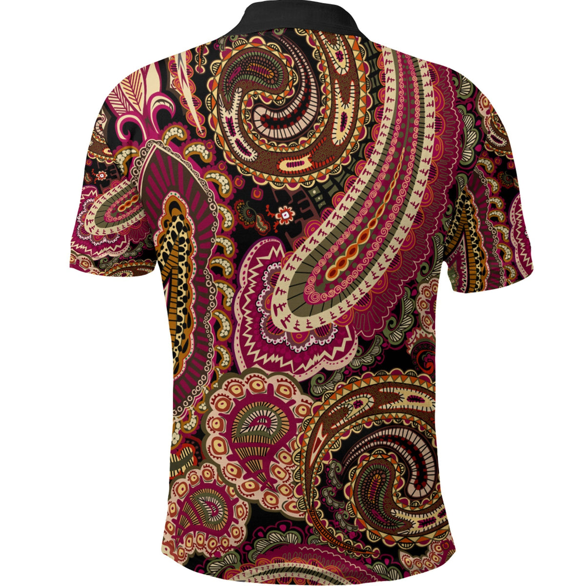 Paisley Polo Shirt Bandana Pattern Seamless Ver.95 RLT13 - Wonder Print Shop