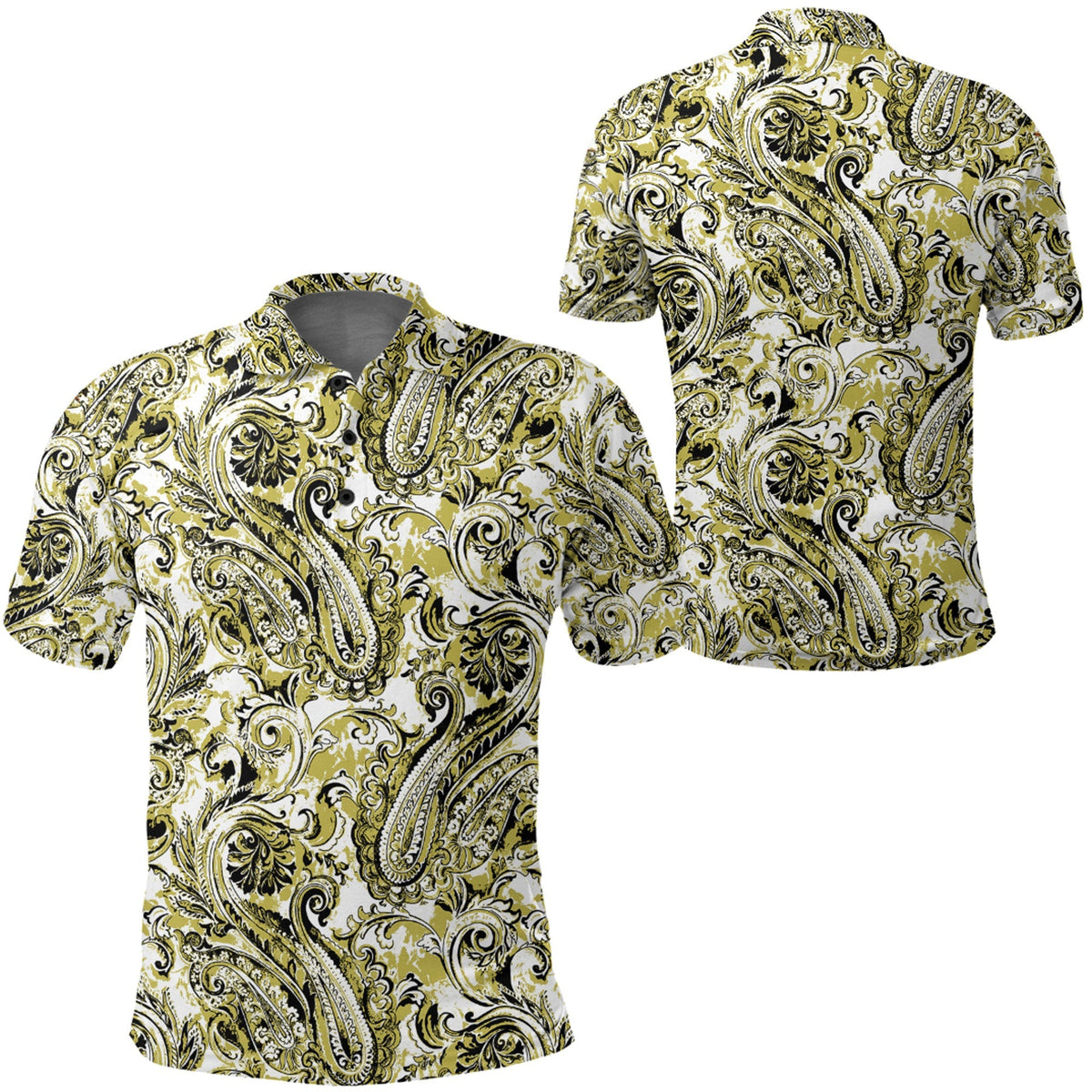 Paisley Polo Shirt Bandana Pattern Seamless Ver.83 RLT13 - Wonder Print Shop