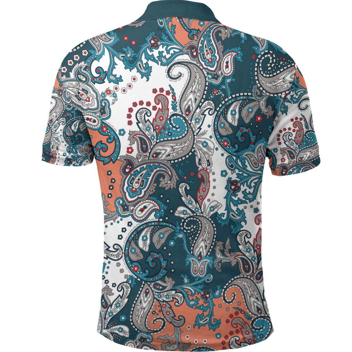 Paisley Polo Shirt Bandana Pattern Seamless Ver.37 RLT13 - Wonder Print Shop