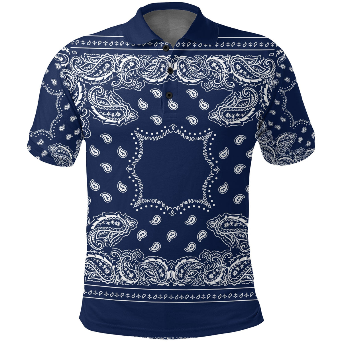 Paisley Polo Shirt Bandana Pattern Seamless Ver.35 RLT13 - Wonder Print Shop