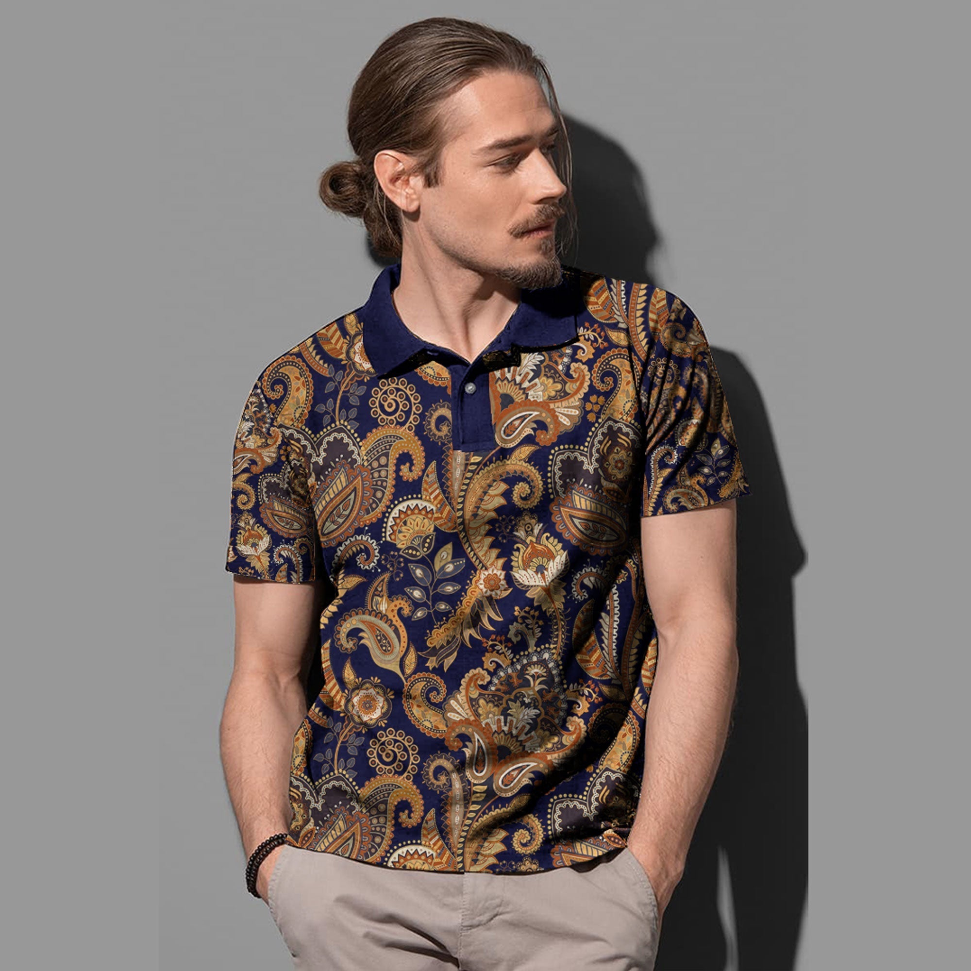 Paisley Polo Shirt Bandana Pattern Seamless Ver.24 RLT13 - Wonder Print Shop