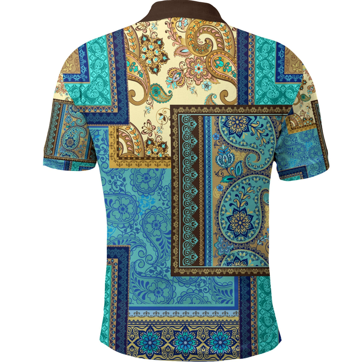 Paisley Polo Shirt Bandana Pattern Seamless Ver.54 RLT13 - Wonder Print Shop