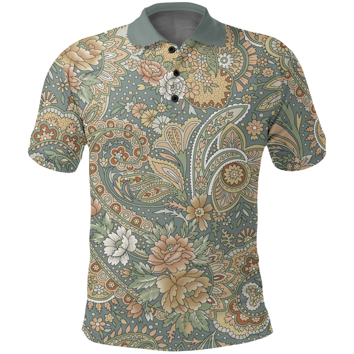 Paisley Polo Shirt Bandana Pattern Seamless Ver.56 RLT13 - Wonder Print Shop