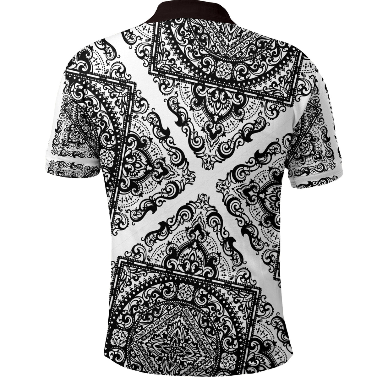 Paisley Polo Shirt Bandana Pattern Seamless Ver.55 RLT13 - Wonder Print Shop