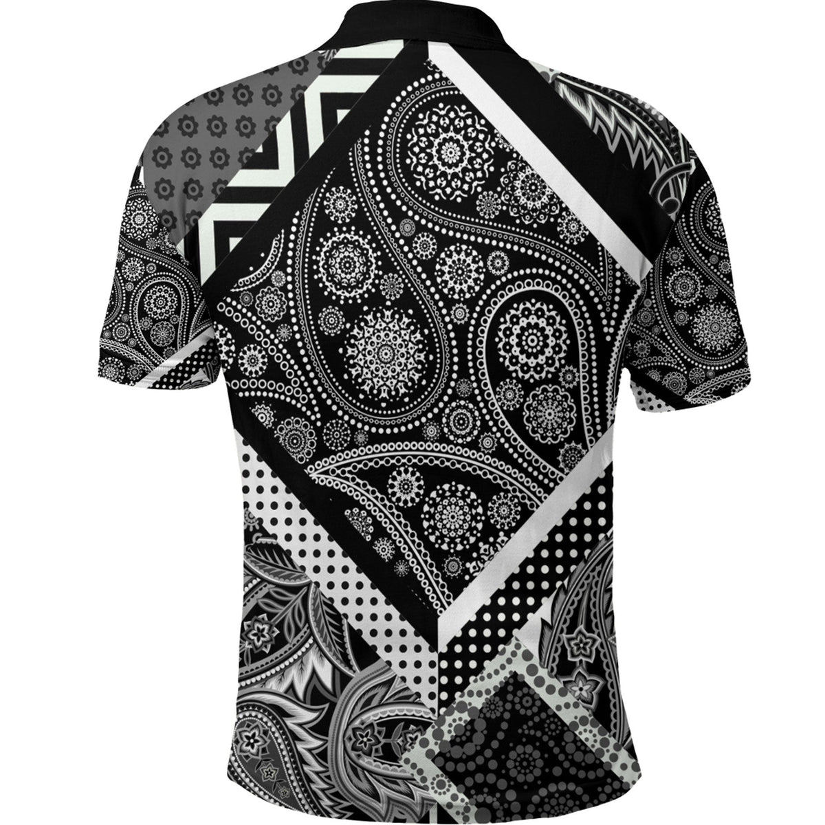 Paisley Polo Shirt Bandana Pattern Seamless Ver.50 RLT13 - Wonder Print Shop