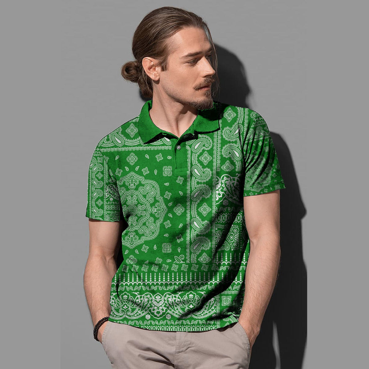 Paisley Polo Shirt Bandana Pattern Seamless Ver.25 RLT13 - Wonder Print Shop