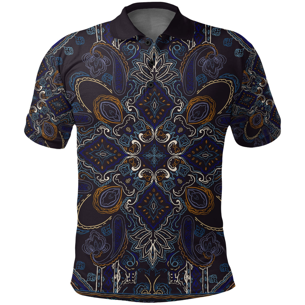 Paisley Polo Shirt Bandana Pattern Seamless Ver.57 RLT13 - Wonder Print Shop