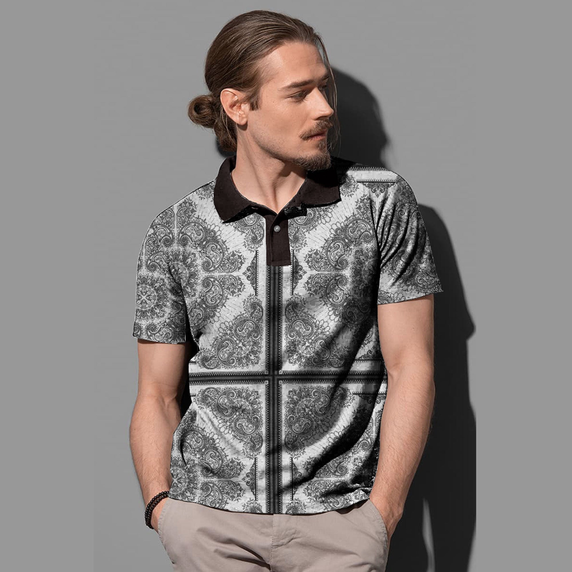 Paisley Polo Shirt Bandana Pattern Seamless Ver.38 RLT13 - Wonder Print Shop