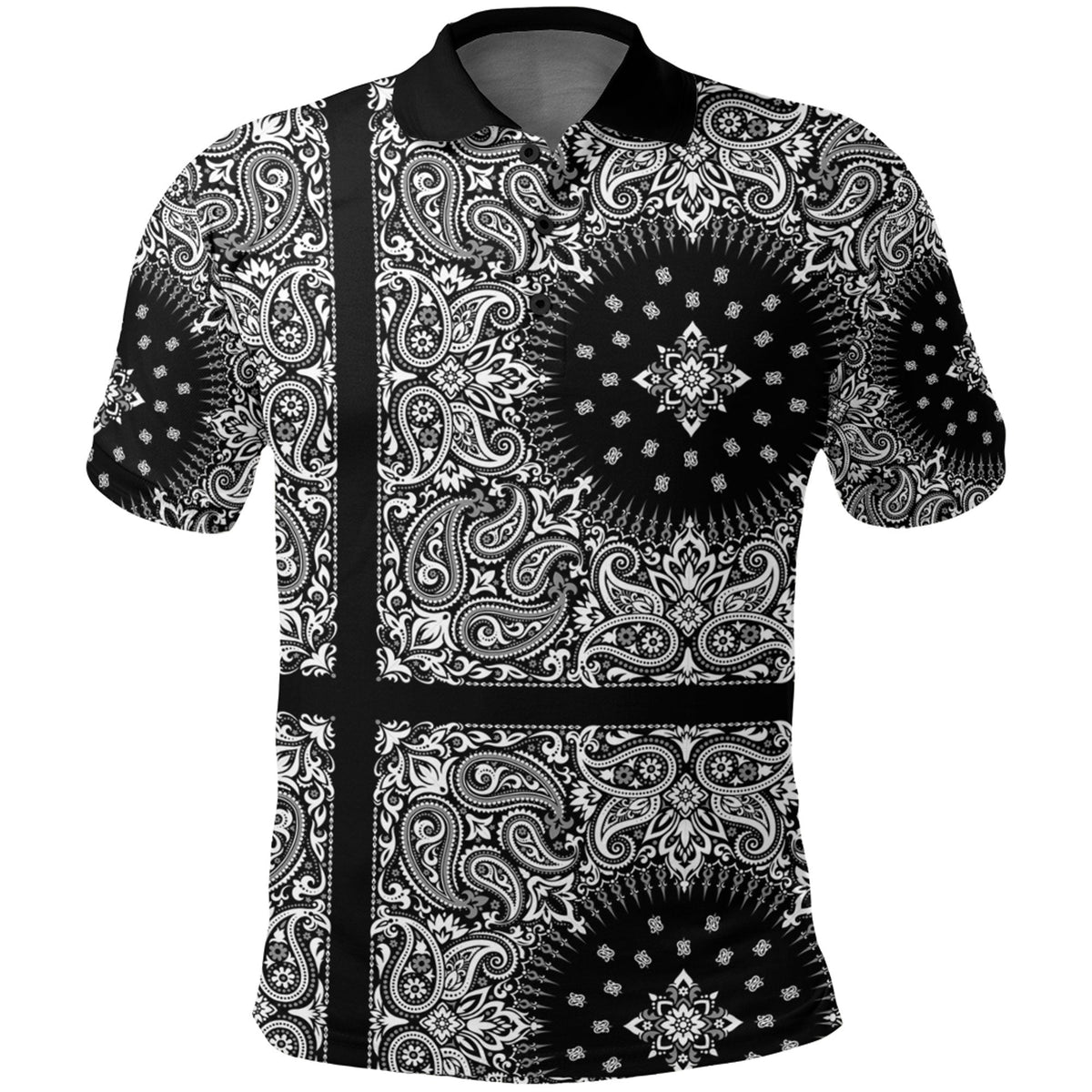 Paisley Polo Shirt Bandana Pattern Seamless Ver.30 RLT13 - Wonder Print Shop