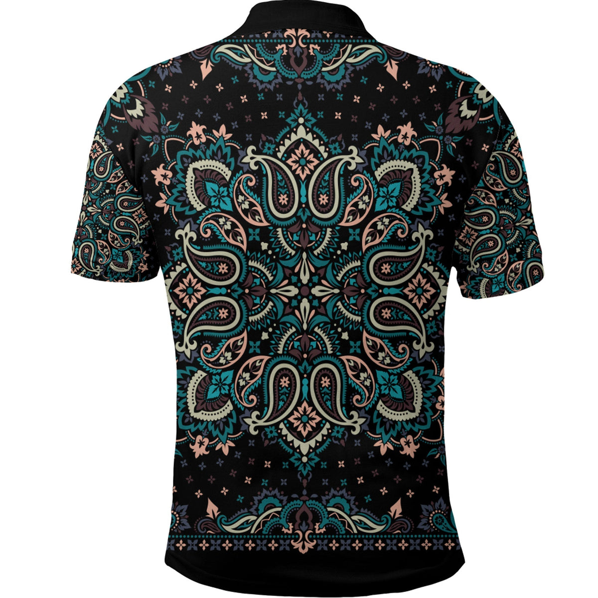 Paisley Polo Shirt Bandana Pattern Seamless Ver.58 RLT13 - Wonder Print Shop